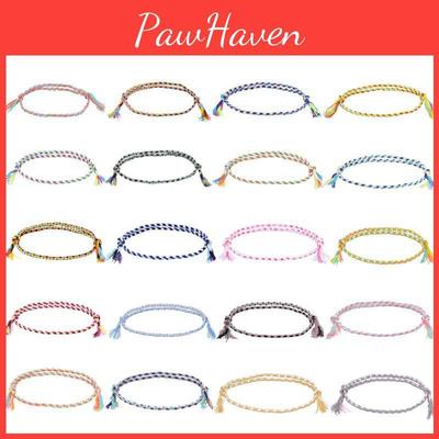 Трендовый унисекс браслет в стиле волны, ручной работы, плетеный из красной веревки, идеально подходит для путешествий, на память, в ассортименте цветов