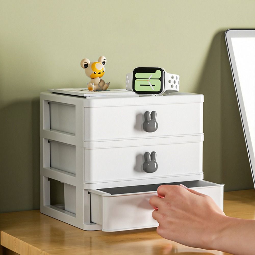 Drawer Cosmetics Storage Case Sundries Container Stationery Storage Box Desktop Organizer