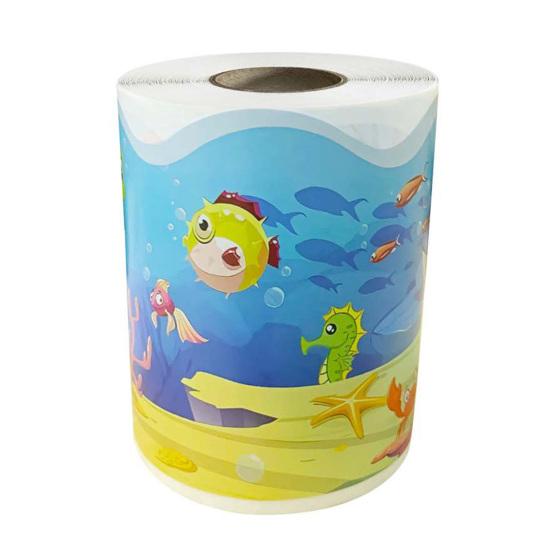 59 футов Океанский бордюр для классной доски Подводный Высеченный Декоративный бордюр в рулоне Назад в школу Украшение для классной доски для школы Классной комнаты Двери Настенный декор