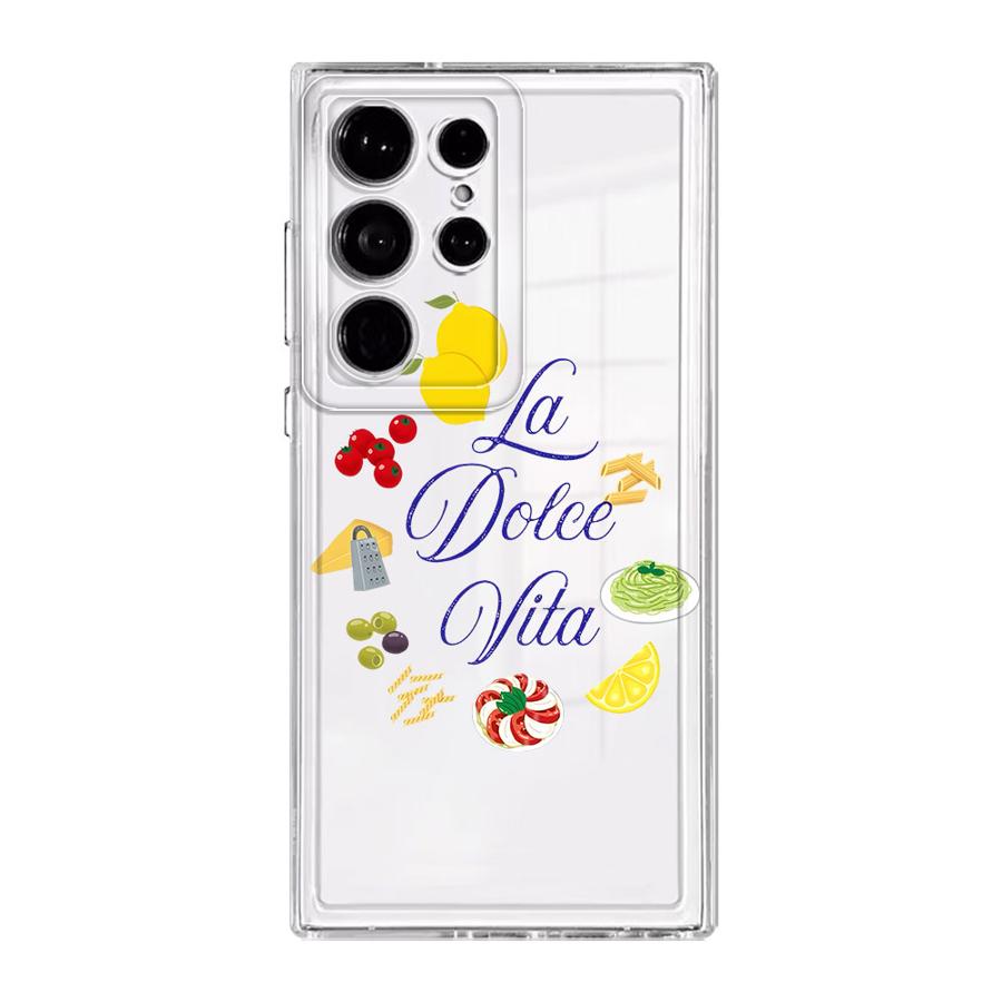 Чехол для Samsung Galaxy S26 S22 FE Note 20 Ultra 10 S20 Plus S21 S23 Ultra S25 Edge S24 Чехол для телефона Фрукты Буквы