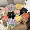 Schoolbag dopamine contrasting color junior high school schoolbag female retro flip college style backpack cute small fresh backpack