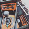 Наклейки из углеродного волокна для интерьера Custom 17-19 Tiguan: Декор рычага переключения передач, центральной консоли, дверной панели.