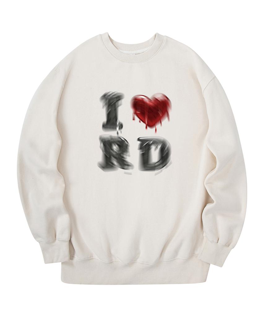 RADINEO Melting Down Love Sweatshirt Cream