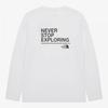 The North Face Nse футболка с длинным рукавом белая nT7Tr58b