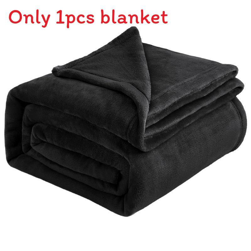 Плюшевое одеяло легкого дизайна для декора гостиной