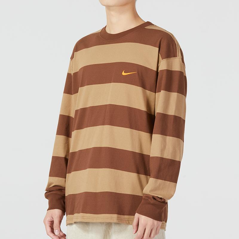 Nike Толстовки Мужские Коричневый Круглый вырез Умеренный Другое DV9147-259