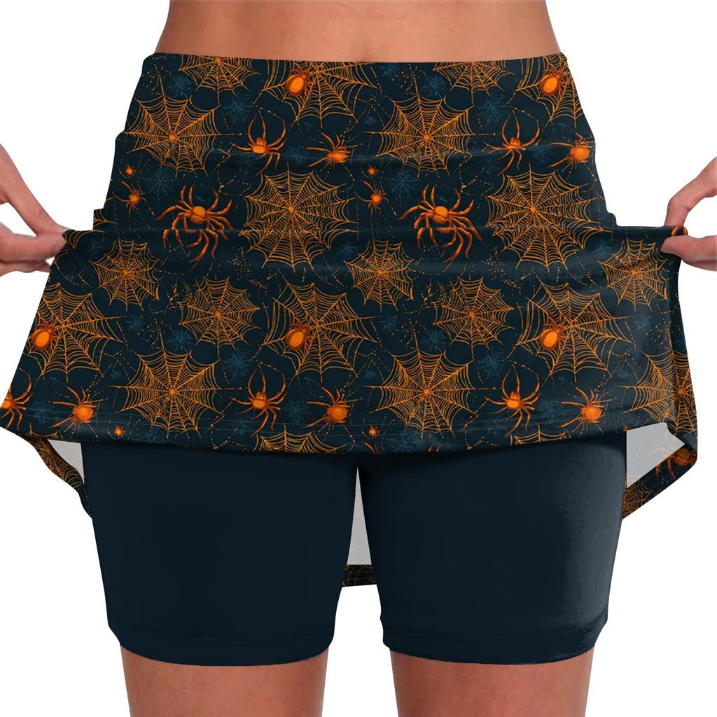 Эластичные брюки-кюлоты для йоги для женщин, спортивные шорты с принтом, легкие узкие бегуны с высокой талией