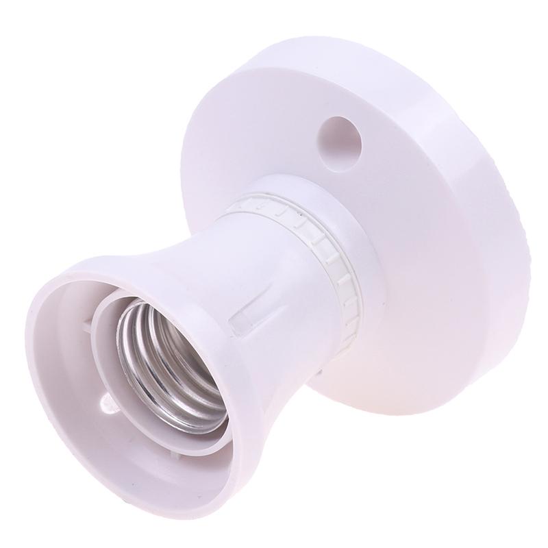 Патрон E27 Навинчиваемый Потолочный Светильник Головка Светодиодный Патрон Настольная Светодиодная Основа для Освещения Патрон Термостойкий Круглый Патрон