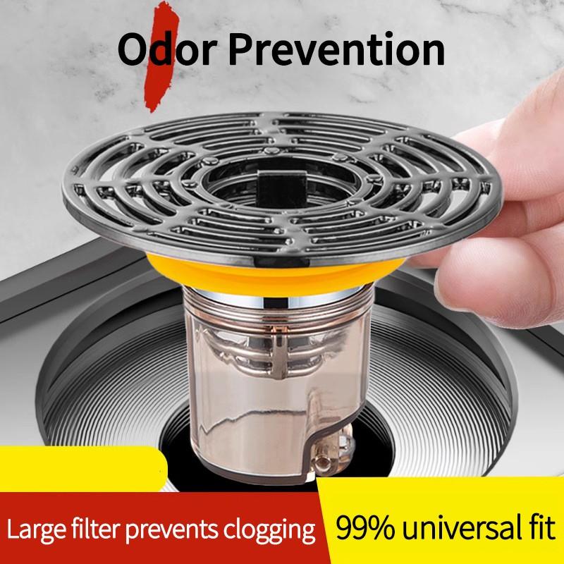 Bath Shower Floor Drain Filter Insect-Proof Closed Lid Anti-Return Drain Core Sewer Odor-Proof Drain Core Drain Core Anti-Odor Artifac