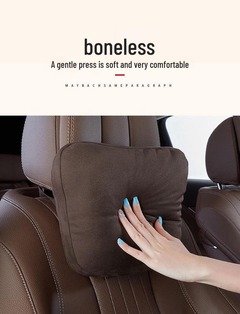 Пара подушек подголовника и поясничной поддержки для автомобиля Mercedes-Benz Maybach