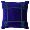 Home Decor Throw Lace Work Blue Velvet Pillow Чехол на подушку Выберите размер
