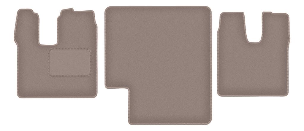 Beige front mats for: MAN TGL / TGM truck (2005-)