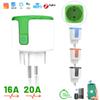 Graffiti WiFi European Regulations Smart Socket Orange Blue Black Green Mobile APP Remote Control Timing Language Switch