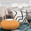Plush Embroidered Cushion Cover Couch Ornamental Pillowcase Cushion Cover Ornamental Pillow Case Living Room Area Decoration Chair Cushions