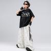 Hip Hop Dance Outfit Boys Street Performance Costume Short Sleeve Cotton Set With Accessories