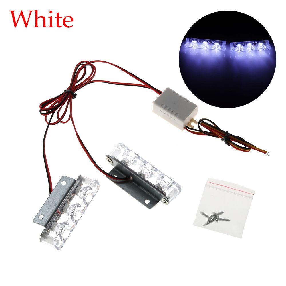 2 шт. мотоцикл DC 12 В задний стоп-сигнал полицейская мигающая стробоскопическая лампа 3 светодиода 6 Вт автомобильный стоп-сигнал
