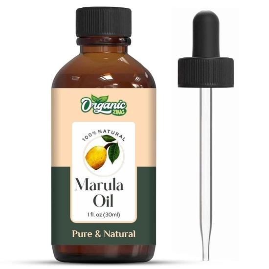 Organic Zing Marula Oil Pure & Natural for Skin, Face, Hair Care, Aromatherapy, Diffuser, Conditioner - 30ml