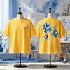 Unisex Floral Print Cotton Breathable Shortsleeve Tshirt Versatile Daily Wear For Kids And Adults Ideal Holiday Gift