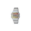 Casio Водонепроницаемые Кварцевые Стальной Ремешок Мужские и Женские Один Стиль Золотой Циферблат A168WEHA-9AJF