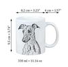 Whippet - cup with a dog, cute cup with graphics, a gift with your photo from the Art-Dog brand