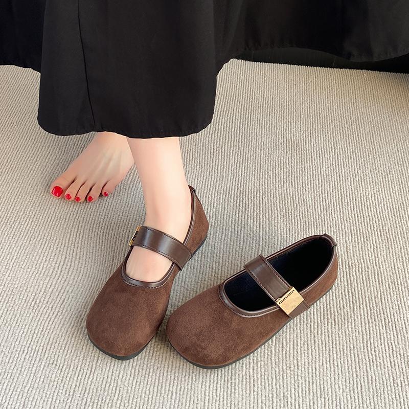 Новые Популярные Женские Ретро Туфли Мэри Джейн на Плоской Подошве с Круглым Носком, Мягкая Подошва, Удобная Повседневная Обувь, Классика в Винтажном Стиле на Каждый День