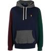 Polo FW23 Color Block Casual Hoodie Men Hoodies Navy-Blue 710877024-003