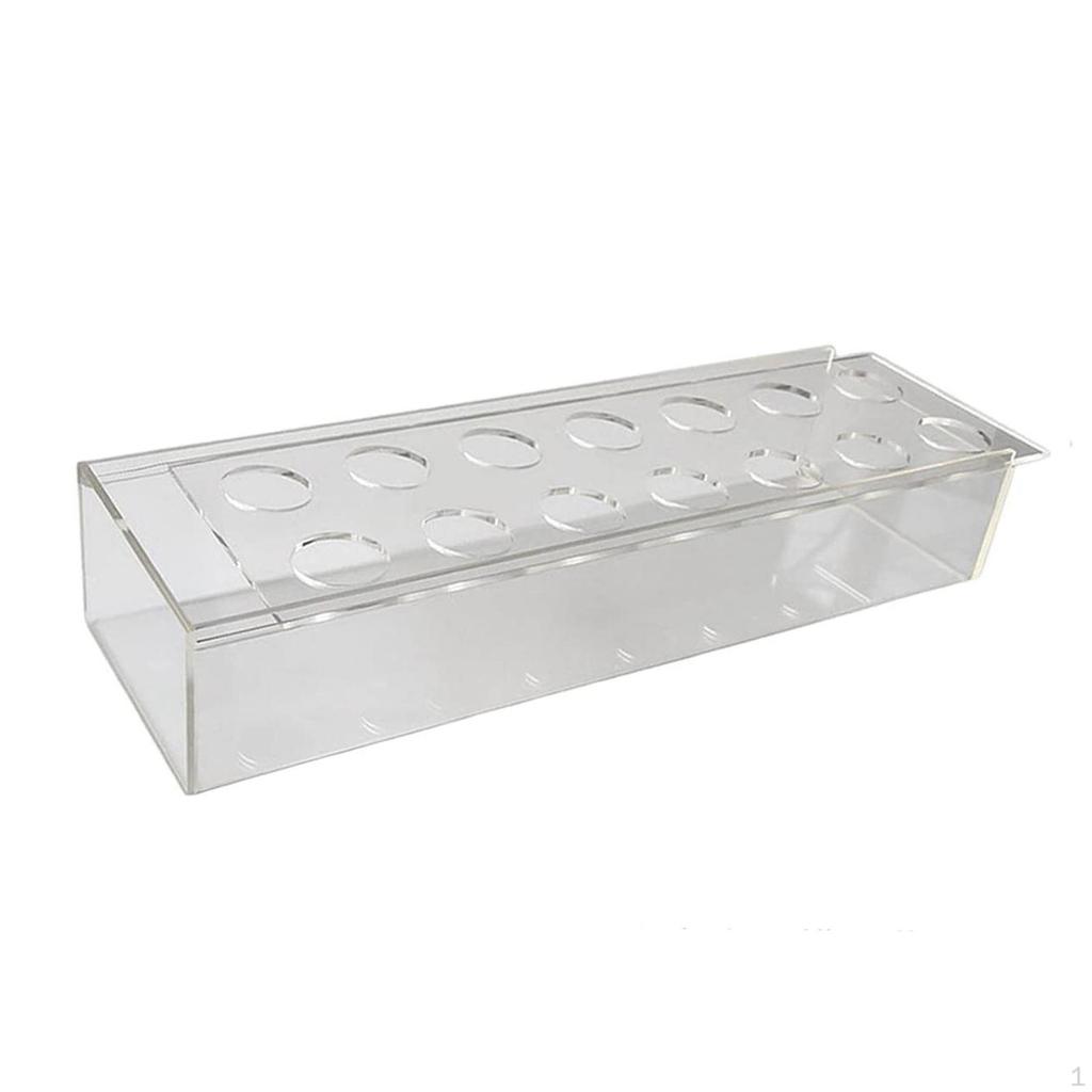 Акриловая ваза для цветов, декоративное искусство, домашний декор, цветочная центральная часть для обеденного стола, прямоугольник