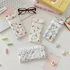 Sweet Cotton Glasses Storage Bag Lace Heart Lovely Eyeglasses Case Lightweight Lipstick Bag  Girls