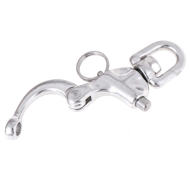 Быстроразъемная скоба из нержавеющей стали для лодочной цепи, поворотный карабин, 70 мм