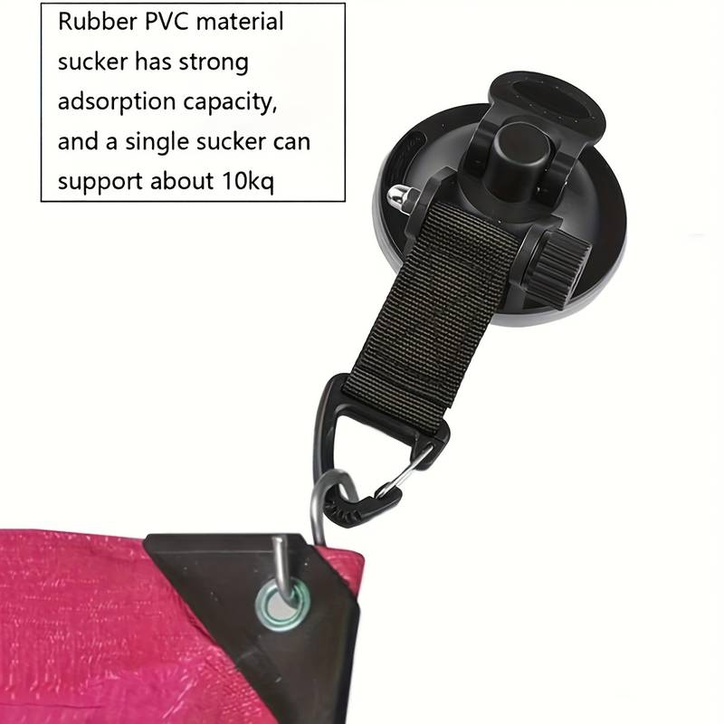 4 шт., присоски для автомобильной палатки, пряжка, боковые круглые/треугольные якоря для тента, присоски для палатки, якорь, крепежный крючок