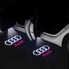 Для Audi C8 2 шт. HD Светодиодная лазерная лампа приветствия на дверь автомобиля Проекционная лампа для двери автомобиля Для Audi A1 A2 A3 A4 A5 A6 A7 A8 Q1 Q2 Q3 Q4 Q5 Q6 Q7 Q8 TT RS3 S5
