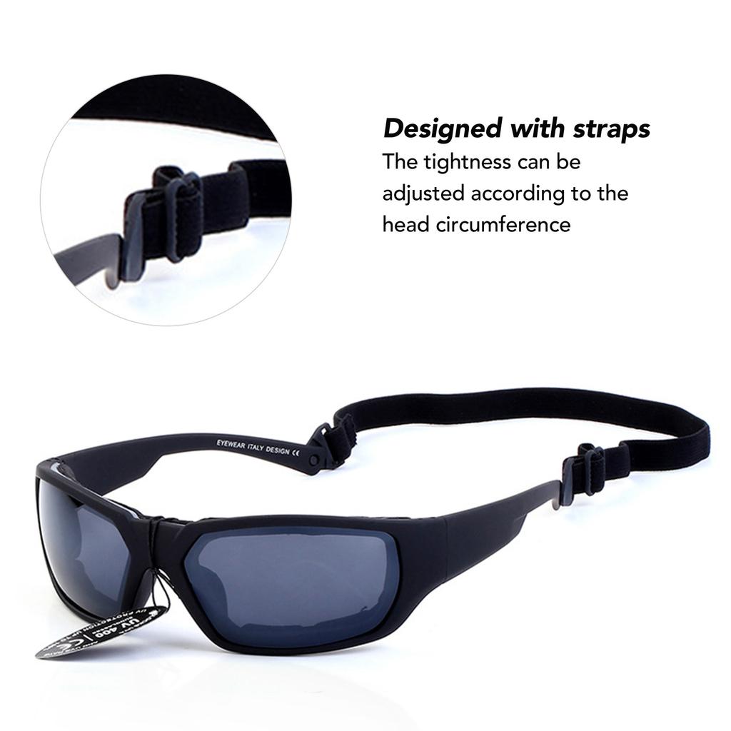 Outdoor Cycling Sunglasses Men Women Fashionable Adjustable Sports Skiing Skating Sun Glasses