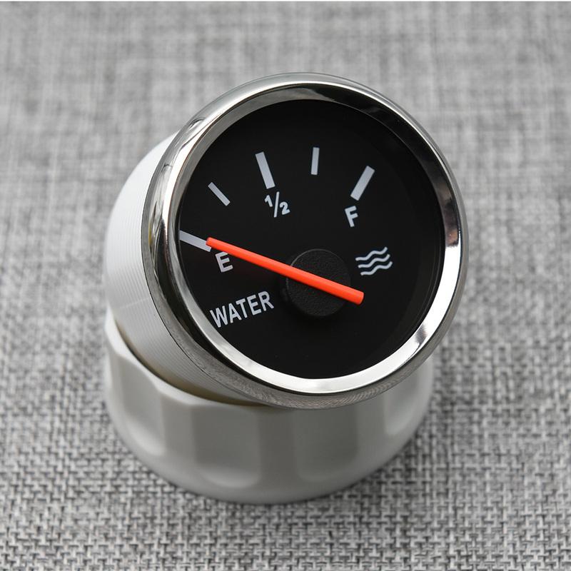100mm 150mm 200mm 250mm 400mm Fuel Level Sensor 0-190 ohm 240-33ohm Water Level Guage Meter 52mm Gauge for Boat Car Customized