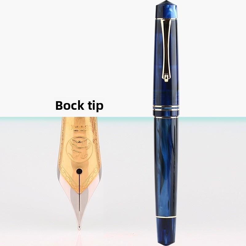 Перьевая ручка MAJOHN M800 Немецкий наконечник BOCK Двухцветный Позолоченный Наконечник для Практики Письма Каллиграфии Школьные Принадлежности Канцелярские Товары