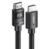 Кабель HDMI UGREEN, сверхвысокая скорость 48 Гбит/с, HDMI 2.1, 8K@60 Гц, eARC, HDCP, Dynamic HDR, в нейлоновой оплетке, 2 м