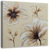 Canvas Print, Painted Flowers