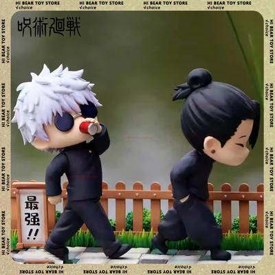 Аниме фигурка Jujutsu Kaisen Сатору Годжо Гето Сугуру Экшн-фигурка Q Версия ПВХ Статуэтка Модель Кукла Игрушки Коллекция Декор Подарок