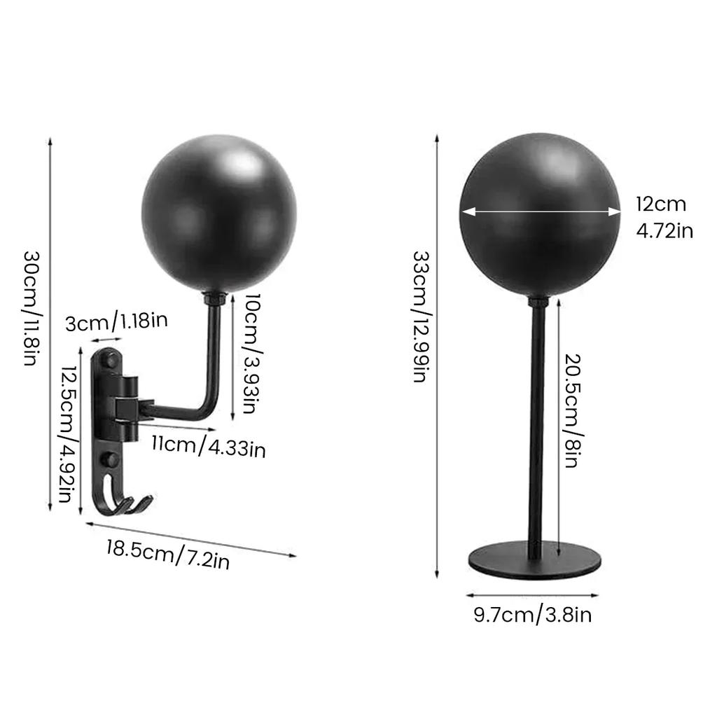 Motorcycle Helmet Rack Wall Mount Helmets Display Holder 180 Degree Rotation Motorcycle Bike Coats Keys Jacket Helmet Hanger