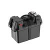Outdoor Spare Battery Box Car Battery Box Voltage Detection Car Charger Car Marine Battery Box RV Battery Box Cables Adapters
