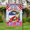 God Bless America American Wreath Cardinal ag Garden ag GNN ZZJ WWL EEL