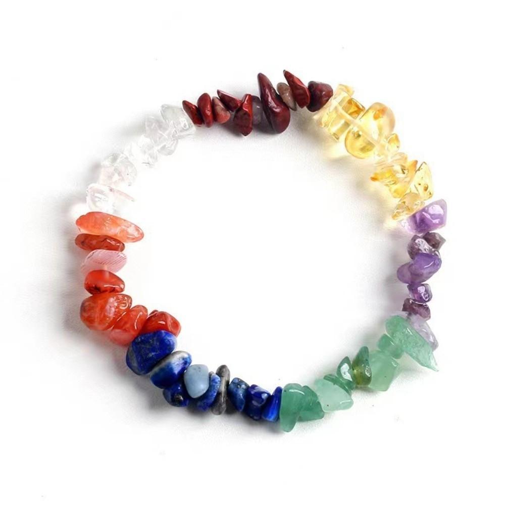Stretch Band Irregular Stone Bracelets Adjustable Wrap Charm Hand Chain Jewelry