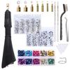 Seven-In-One Hot Drill Set, Hot Melt Adhesive Imitation Austrian Hot Drill Box With Five Packs Of Jewelry Accessories