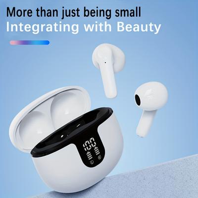 Беспроводные наушники-вкладыши, качество звука HIFI, по-настоящему беспроводные, многонаправленный стереозвук, низкая задержка, автоматическое подключение