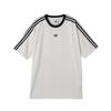 adidas Originals Adicolor FW25 Жаккардовый Трикотаж Полосатый Свободный Крой Круглый Вырез Короткий Рукав Футболка Унисекс Топы KD5829