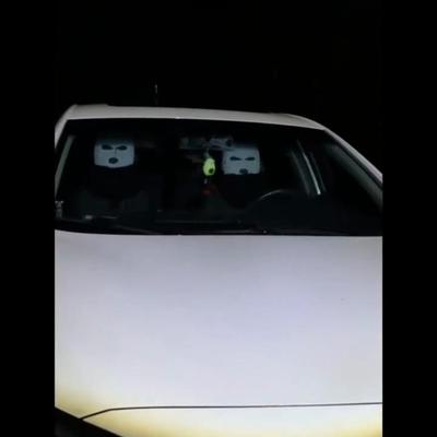 Забавная маска-чехол на подголовник автомобильного сиденья в виде знаменитости из Интернета с индивидуальной шапкой для особого декора автомобиля.