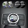 Hot W204 C200 Hot New 29mm Car Central Control Multimedia Button Cover Trim Knob Sticker For Mercedes Benz AMG GLC C CLA GLA W20