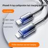 Кабель Jiletang для быстрой зарядки 60 Вт Crystal Clear Data для iPhone 16 и Apple 15