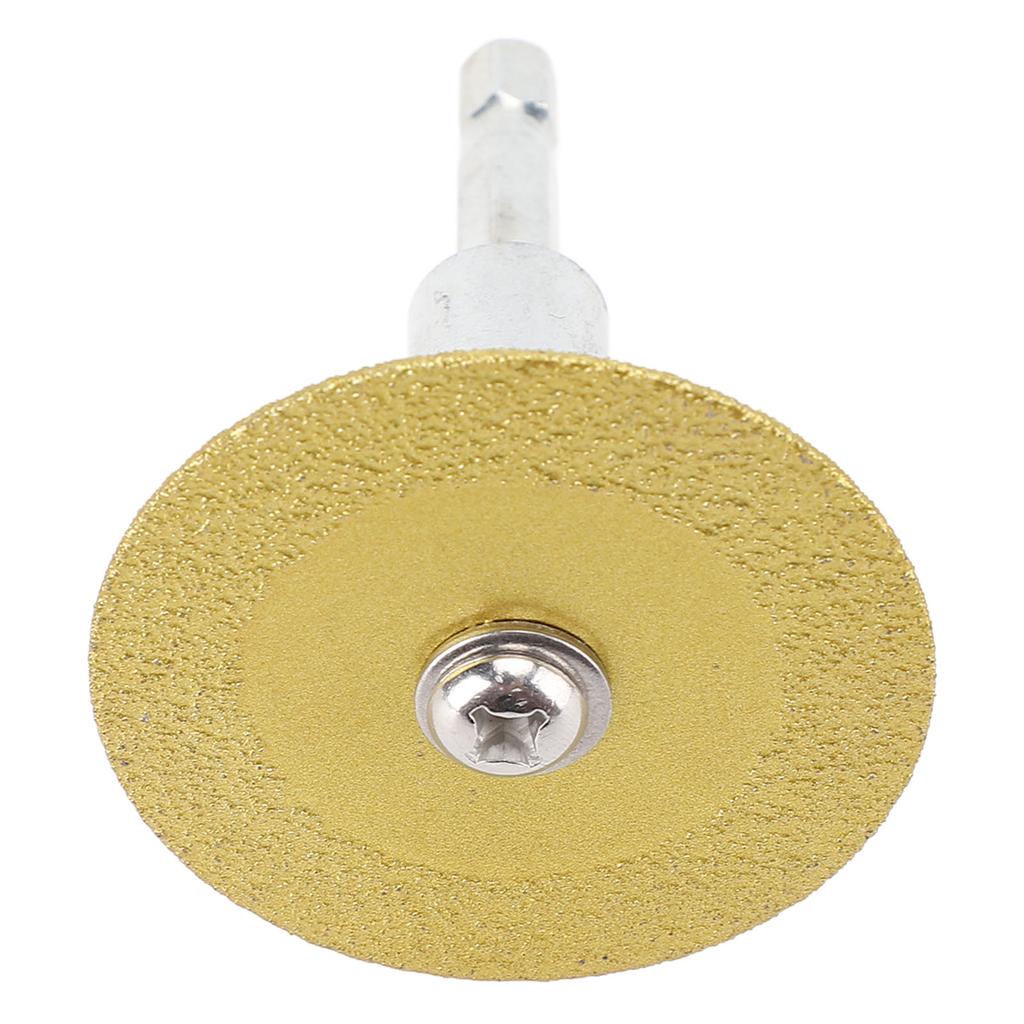 Алмазный отрезной диск с шестигранным хвостовиком 1/4 дюйма, углеродистая сталь, вращающийся инструмент, отрезной диск для резки ПВХ труб, шток 6 см