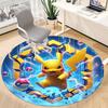 1 шт. Пикачу, Коврик-стул Pokémon для офиса, Нескользящий, Машинная стирка, Ковер для офиса, комнаты - Праздничный декор - Машинное производство yy251017295