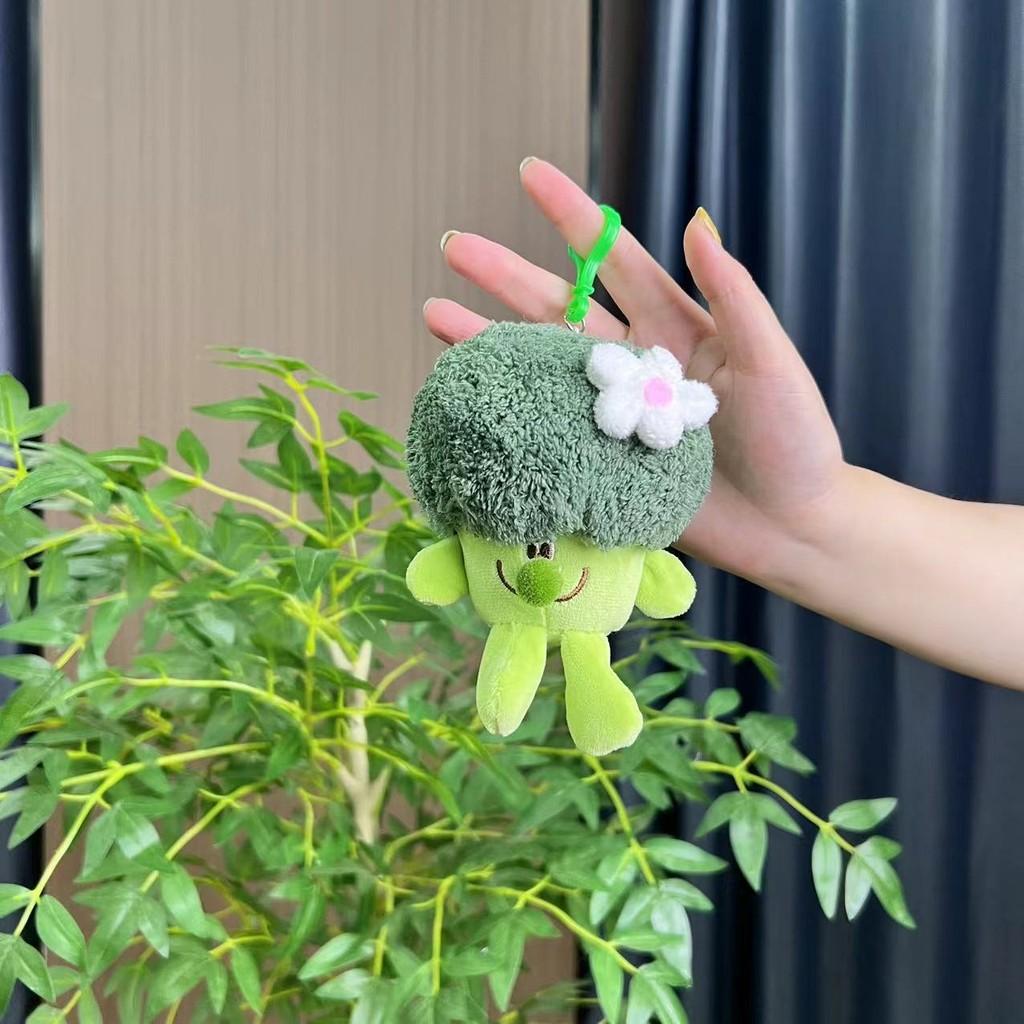 Adorable Plush Vegetable And Fruit Character Keychain With Soft Short Fur Design